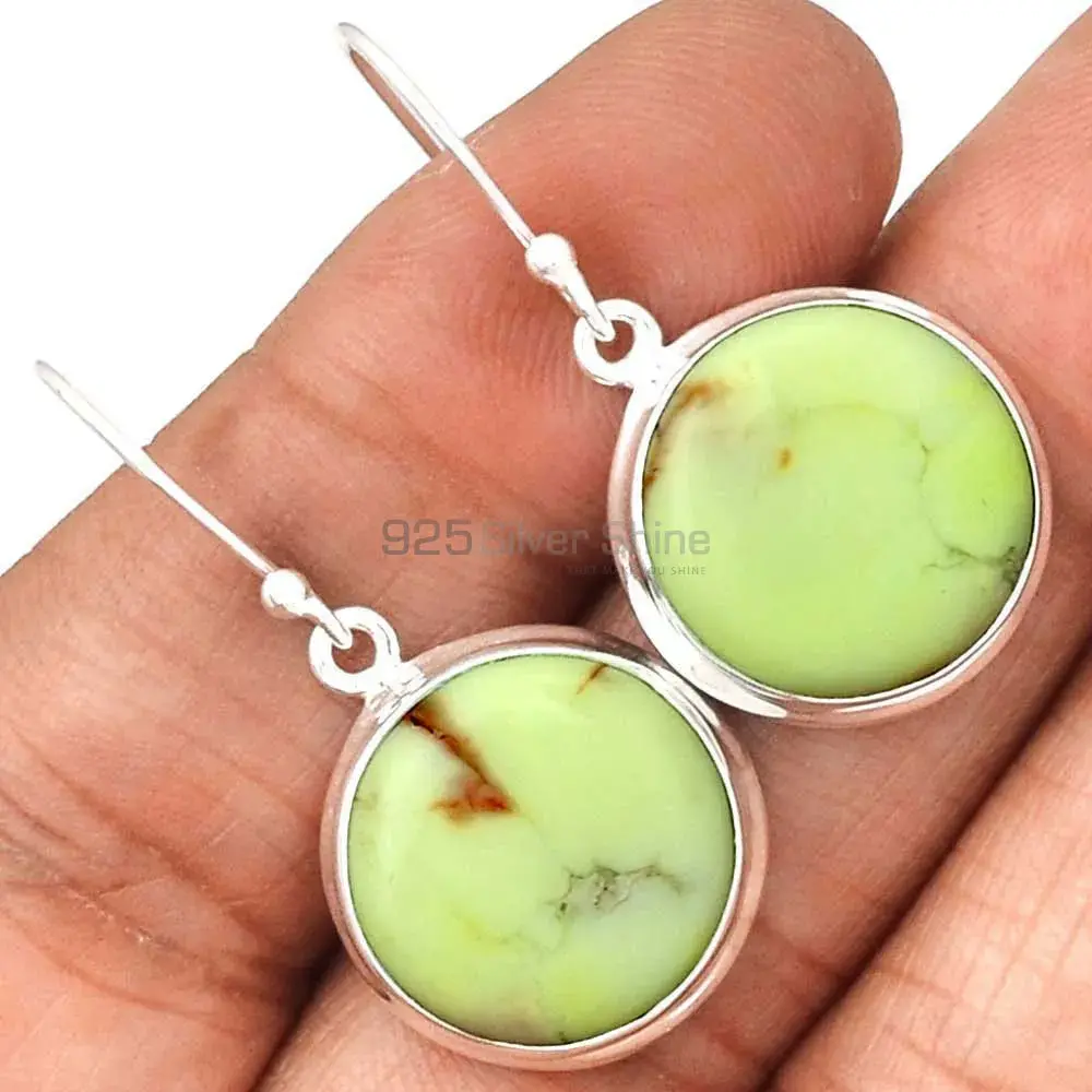 Genuine Agate Gemstone Earrings In Solid 925 Silver 925SE2265_0