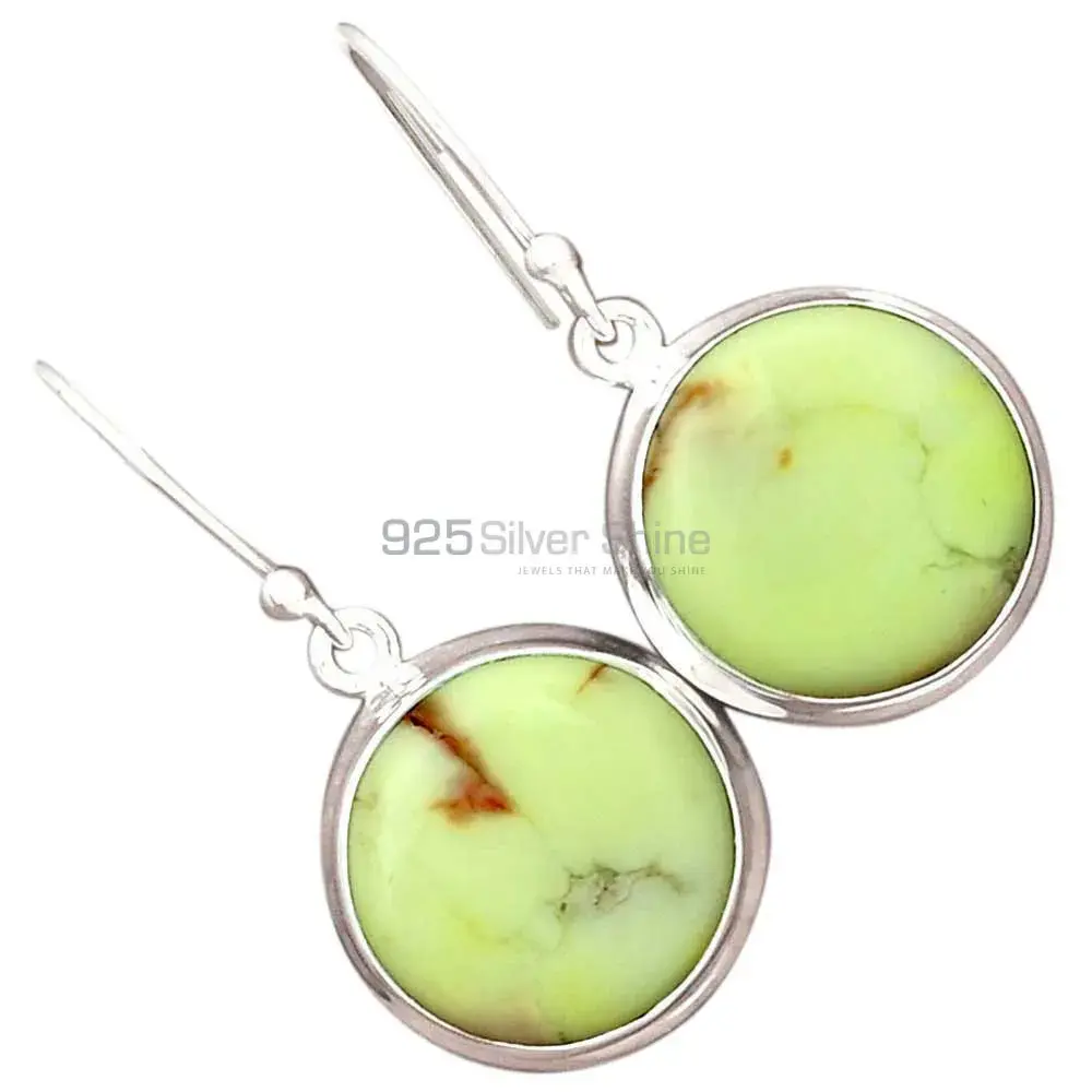 Genuine Agate Gemstone Earrings In Solid 925 Silver 925SE2265_1