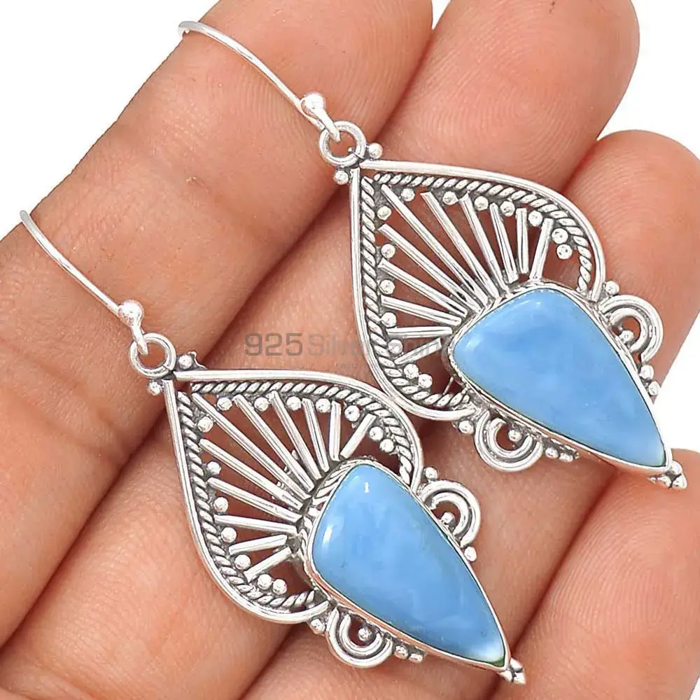 Genuine Agate Gemstone Earrings In Solid 925 Silver 925SE2657_2