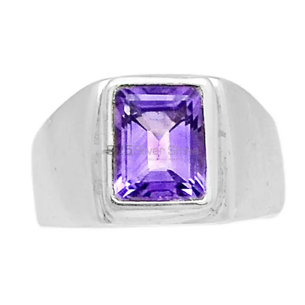Amethyst Silver Weddings Rings 925SR2344_1