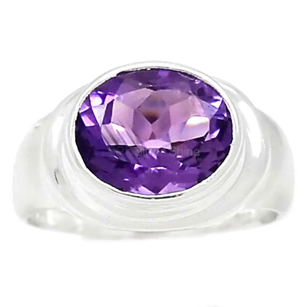 Amethyst Silver Weddings Rings 925SR2344_3