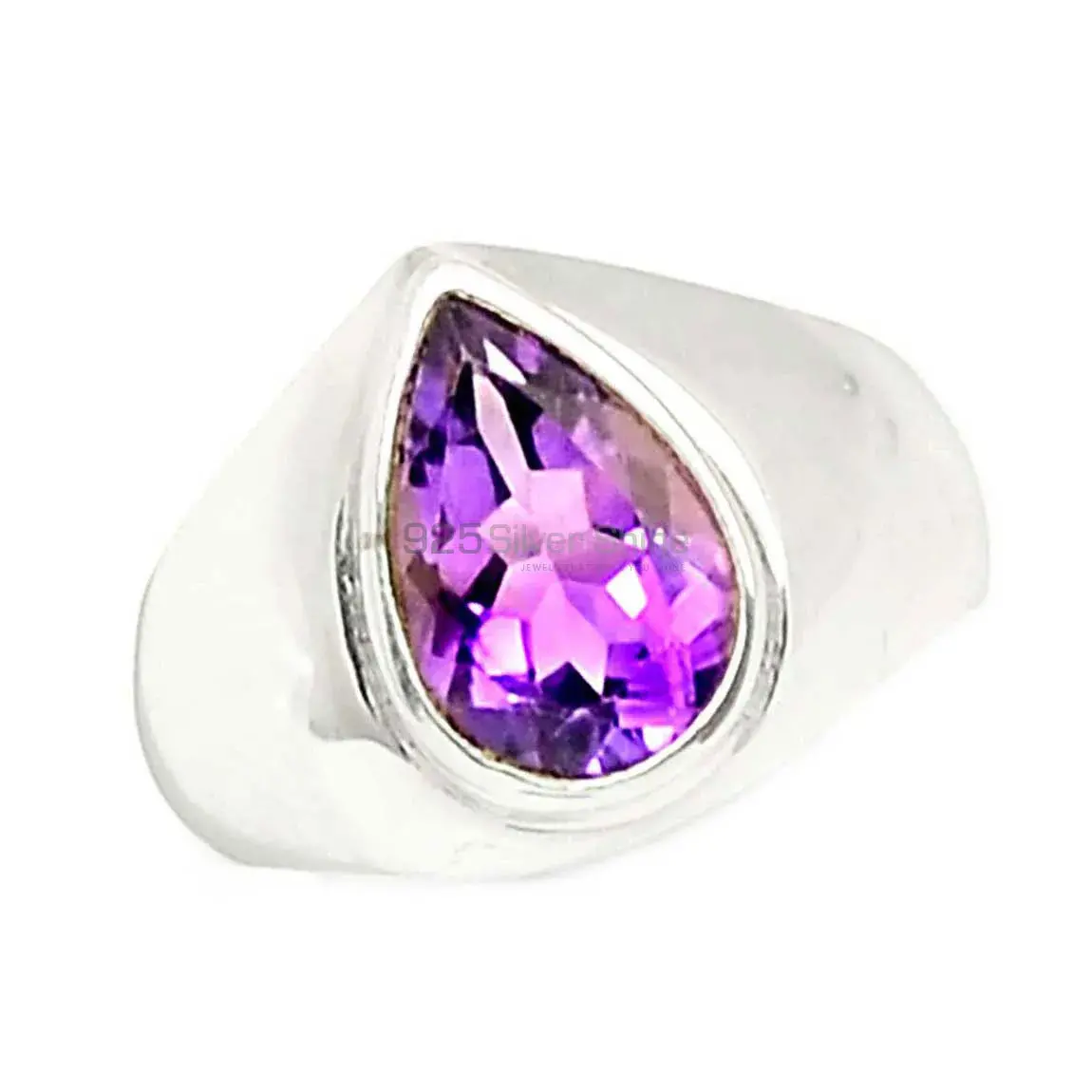 Amethyst Silver Weddings Rings 925SR2344_4