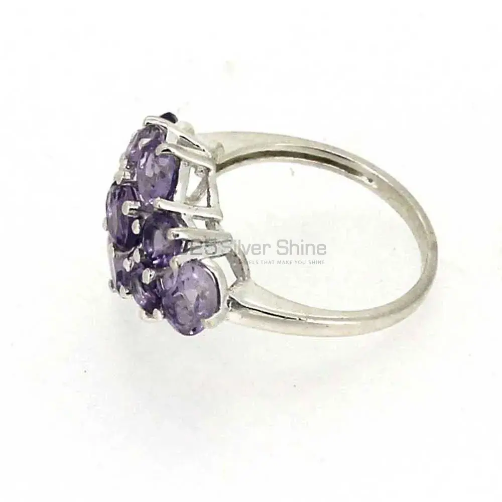 Genuine Amethyst Gemstone Ring In Sterling Silver 925SR01-2_2