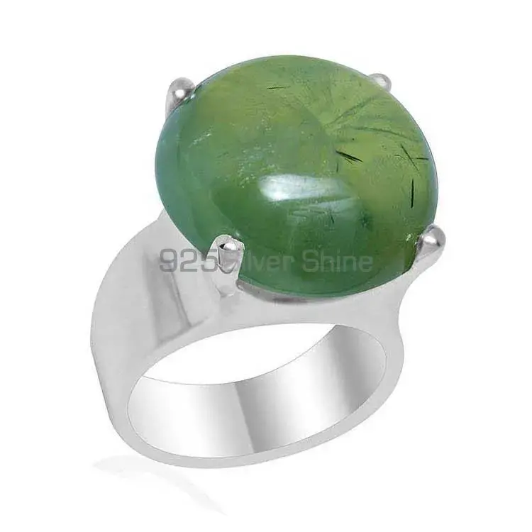Genuine Aventurine Gemstone Rings In 925 Sterling Silver Jewelry 925SR1939_1