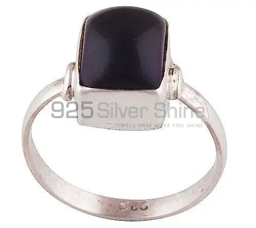 Genuine Black Onyx Gemstone Rings In 925 Sterling Silver Jewelry 925SR2820_0
