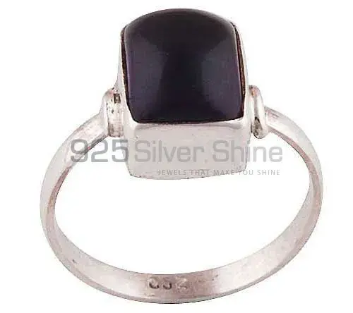 Genuine Black Onyx Gemstone Rings In 925 Sterling Silver Jewelry 925SR2820_0