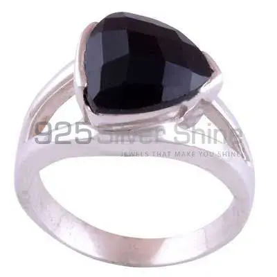 Genuine Black Onyx Gemstone Rings In 925 Sterling Silver Jewelry 925SR3467