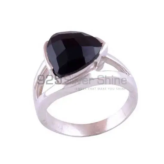 Genuine Black Onyx Gemstone Rings In 925 Sterling Silver Jewelry 925SR3467_0