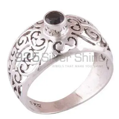 Genuine Black Onyx Gemstone Rings In 925 Sterling Silver Jewelry 925SR3976