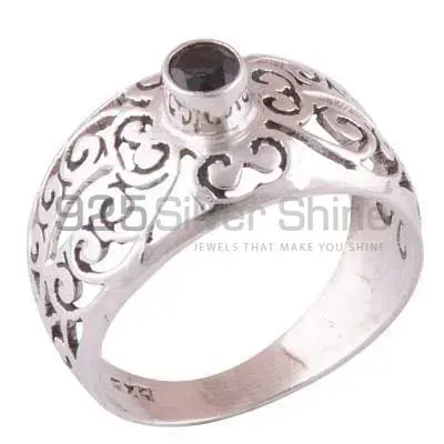 Genuine Black Onyx Gemstone Rings In 925 Sterling Silver Jewelry 925SR3976_0