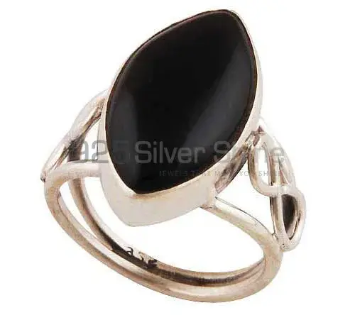 Genuine Black Onyx Gemstone Rings In 925 Sterling Silver Jewelry 925SR2744_0