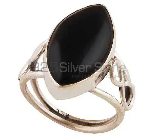 Genuine Black Onyx Gemstone Rings In 925 Sterling Silver Jewelry 925SR2744_1