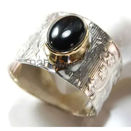 Genuine Black Onyx Gemstone Rings In 925 Sterling Silver Jewelry 925SR3706_0