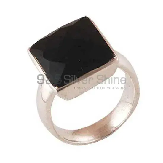 Genuine Black Onyx Gemstone Rings In 925 Sterling Silver Jewelry 925SR3464_0