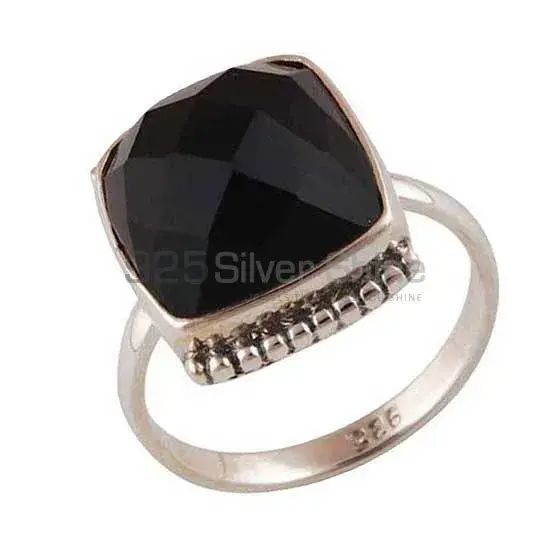 Genuine Black Onyx Gemstone Rings In 925 Sterling Silver Jewelry 925SR4052_1