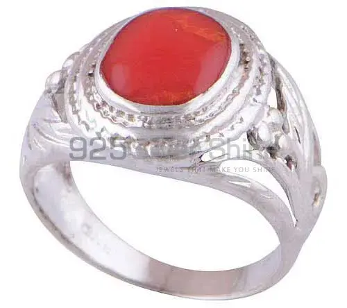 Genuine Carnelian Gemstone Rings Manufacturer In 925 Sterling Silver Jewelry 925SR2902_0