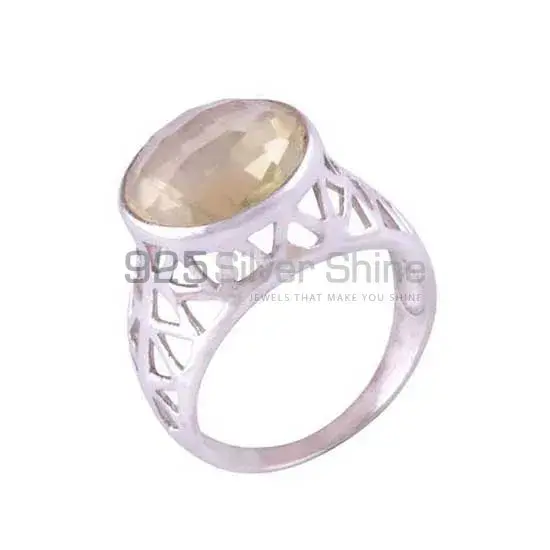 Sterling Silver Citrine Filigree Rings Jewelry 925SR3516_0