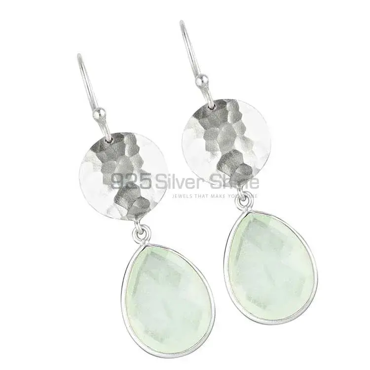 Genuine Crystal Gemstone Earrings In 925 Sterling Silver 925SE1845_0