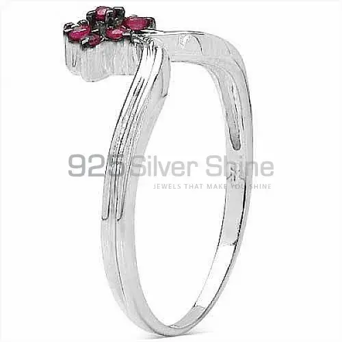 Genuine Dyed Ruby Gemstone Rings Wholesaler In 925 Sterling Silver Jewelry 925SR3303_0
