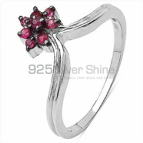 Genuine Dyed Ruby Gemstone Rings Wholesaler In 925 Sterling Silver Jewelry 925SR3303_1
