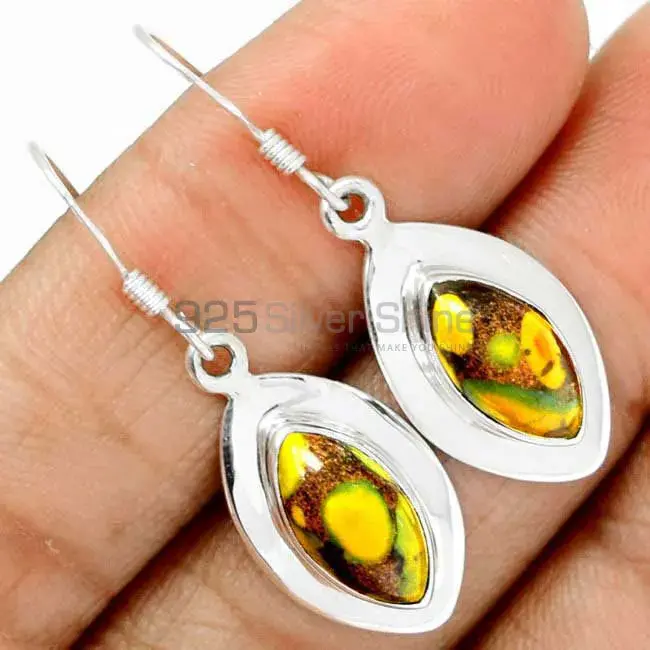 Genuine Eclipse Gemstone Earrings Manufacturer In 925 Sterling Silver Jewelry 925SE2738