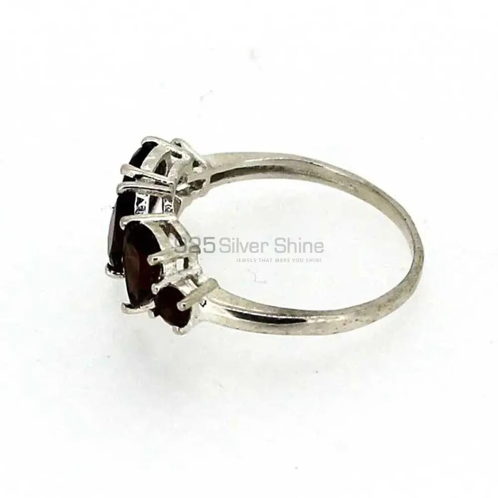 Genuine Garnet Gemstone Handmade Ring In Sterling Silver 925SR03-2_0