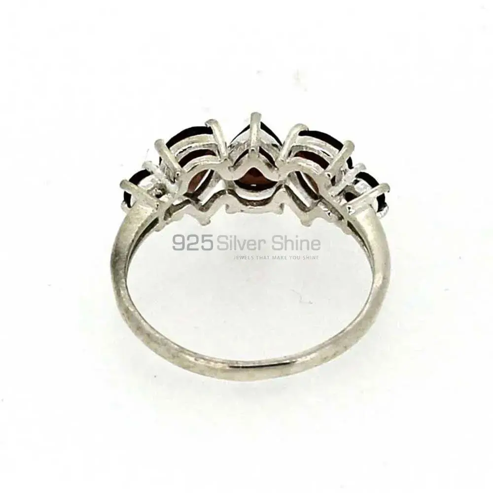 Genuine Garnet Gemstone Handmade Ring In Sterling Silver 925SR03-2_2