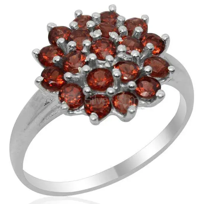 Genuine Garnet Gemstone Rings In Fine 925 Sterling Silver 925SR1839