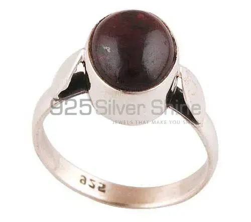 Sterling Silver Garnet Cab Stone Rings Jewelry 925SR2796_0