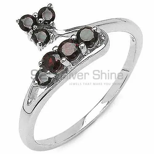 Genuine Garnet Gemstone Rings In Fine 925 Sterling Silver 925SR3112