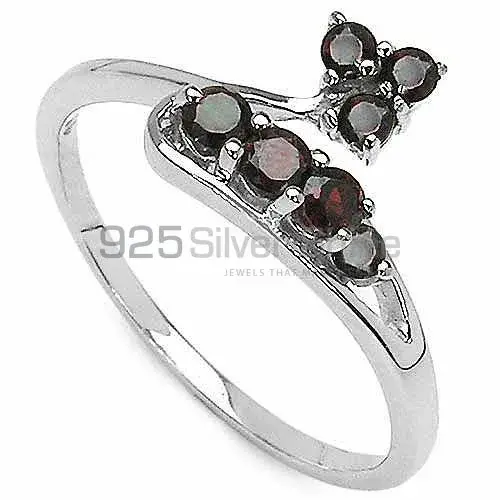 Genuine Garnet Gemstone Rings In Fine 925 Sterling Silver 925SR3112_1