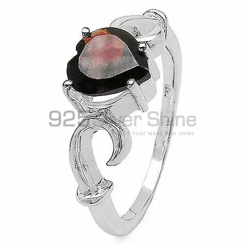 Sterling Silver Garnet Gemstone Anniversary Rings 925SR3188_0