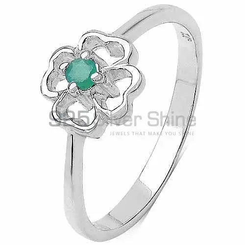 Genuine green Onyx Gemstone Rings In 925 Sterling Silver Jewelry 925SR3309_0