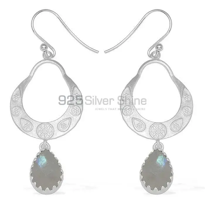 Genuine Rainbow Moonstone Earrings In 925 Sterling Silver Jewelry 925SE738_0