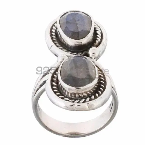 Genuine Labradorite Gemstone Rings In Solid 925 Silver 925SR3676