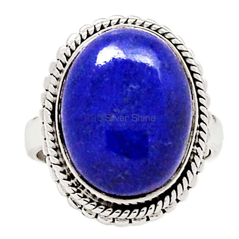 Genuine Lapis Lazuli Gemstone Ring In Sterling Silver 925SR2312