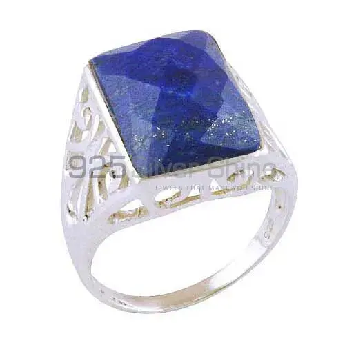 Genuine Lapis Lazuli Gemstone Rings In 925 Sterling Silver 925SR3595
