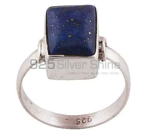Genuine Lapis Lazuli Gemstone Rings Manufacturer In 925 Sterling Silver Jewelry 925SR2823_0