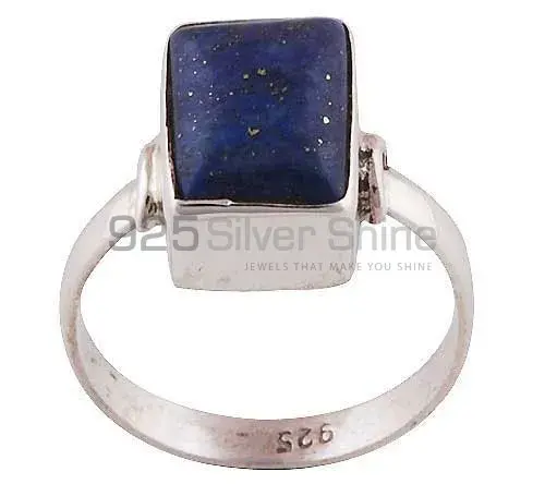 Genuine Lapis Lazuli Gemstone Rings In 925 Sterling Silver Jewelry 925SR2823_1