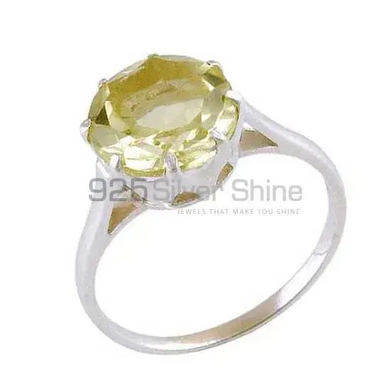 Genuine Lemon Topaz Gemstone Rings Wholesaler In 925 Sterling Silver Jewelry 925SR3891_0