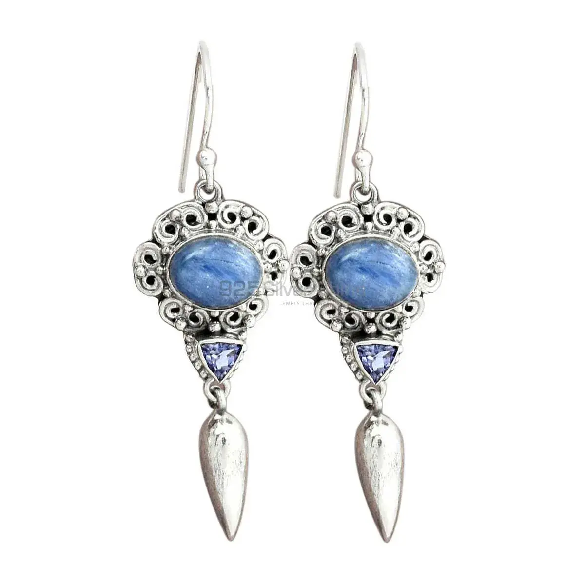 Genuine Multi Gemstone Earrings In Fine 925 Sterling Silver 925SE2426_0