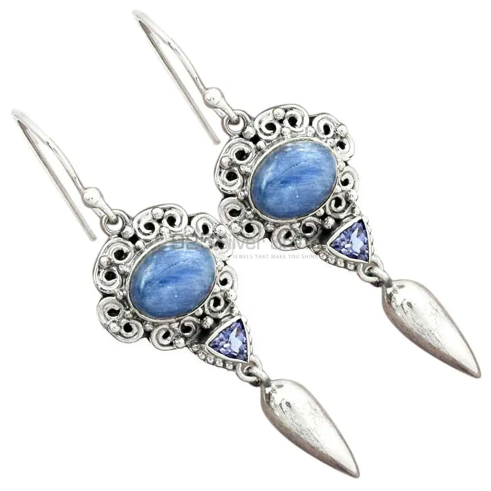 Genuine Multi Gemstone Earrings In Fine 925 Sterling Silver 925SE2426_2
