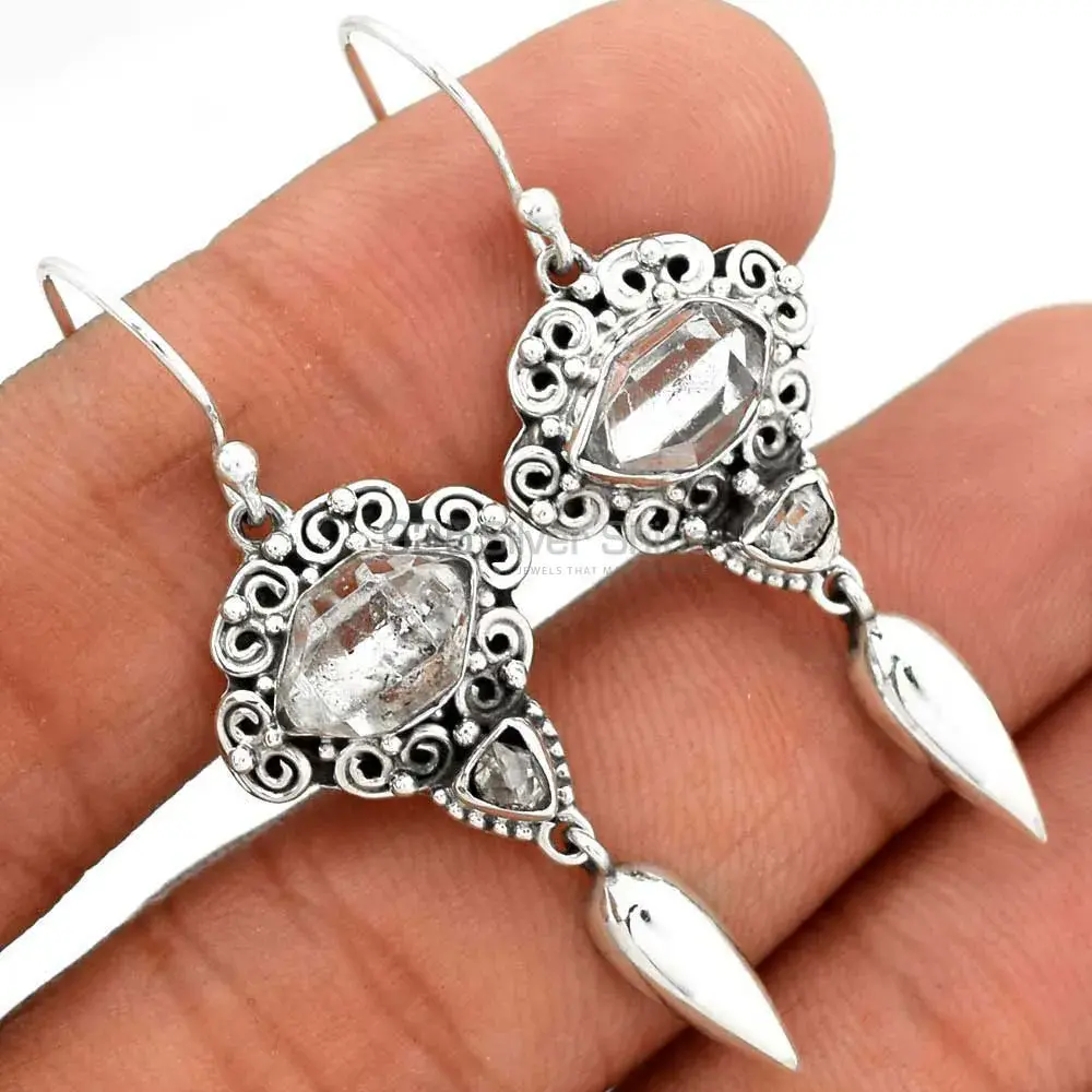 Genuine Multi Gemstone Earrings In Solid 925 Silver 925SE2423_1