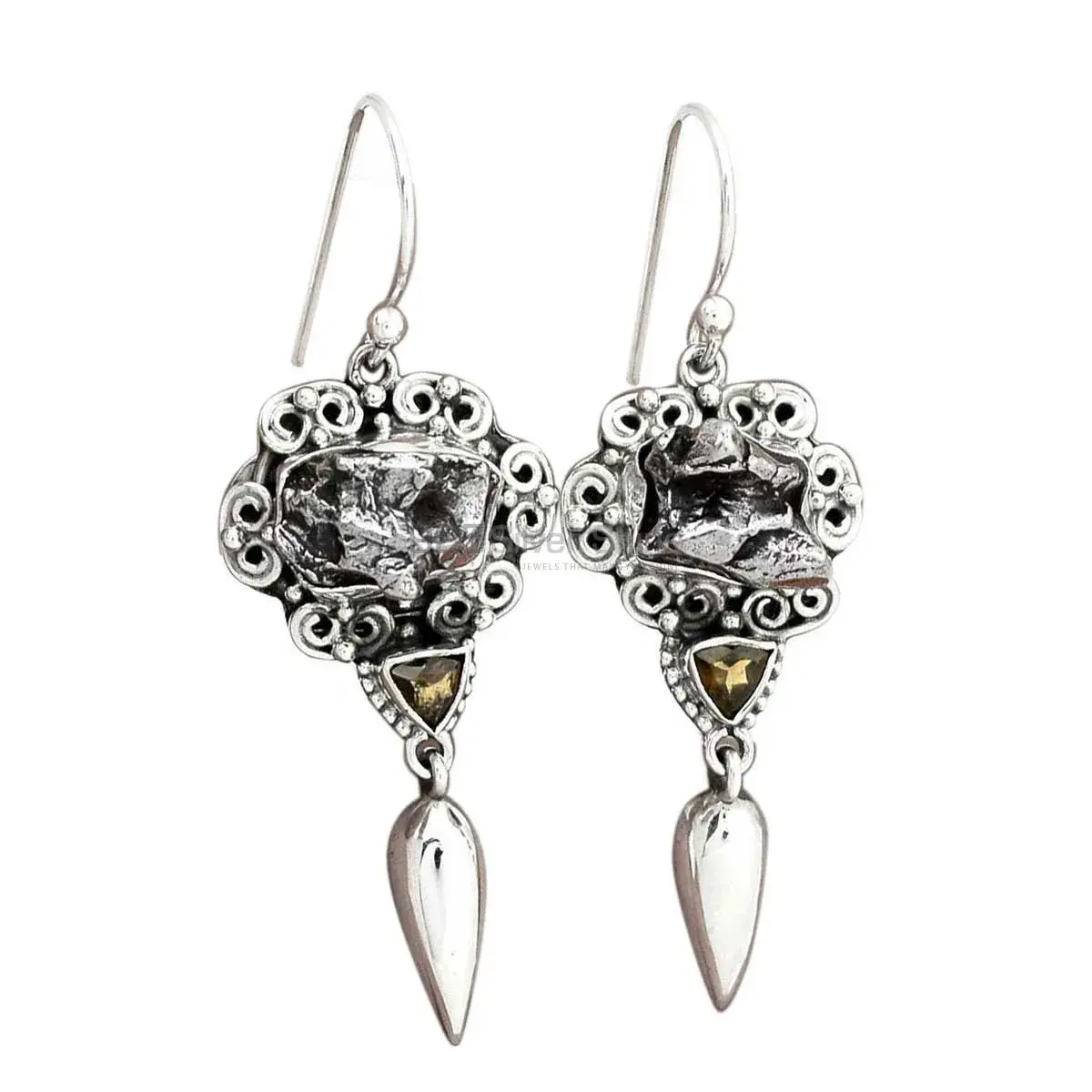 Genuine Multi Gemstone Earrings Manufacturer In 925 Sterling Silver Jewelry 925SE2453