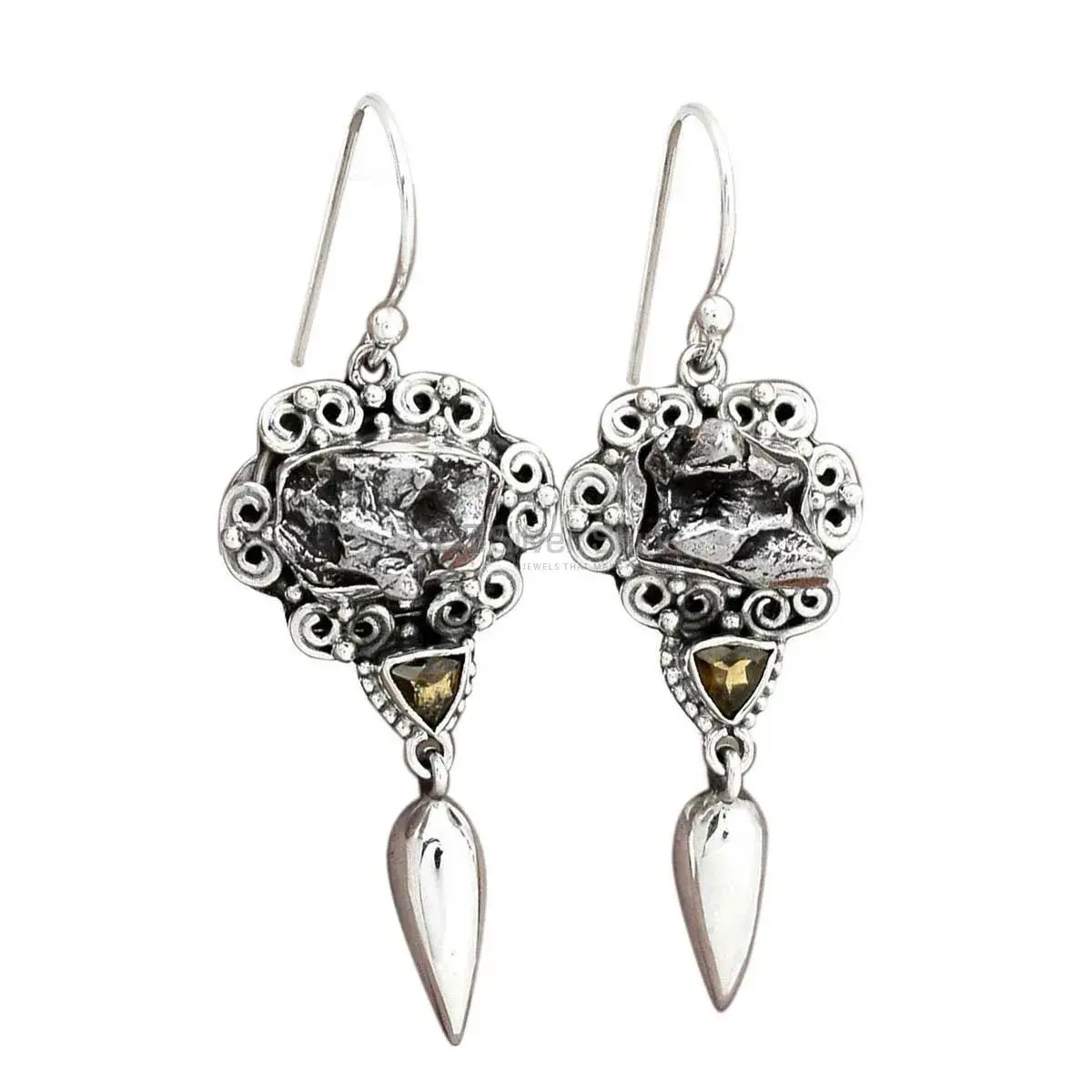 Genuine Multi Gemstone Earrings In 925 Sterling Silver Jewelry 925SE2453_0