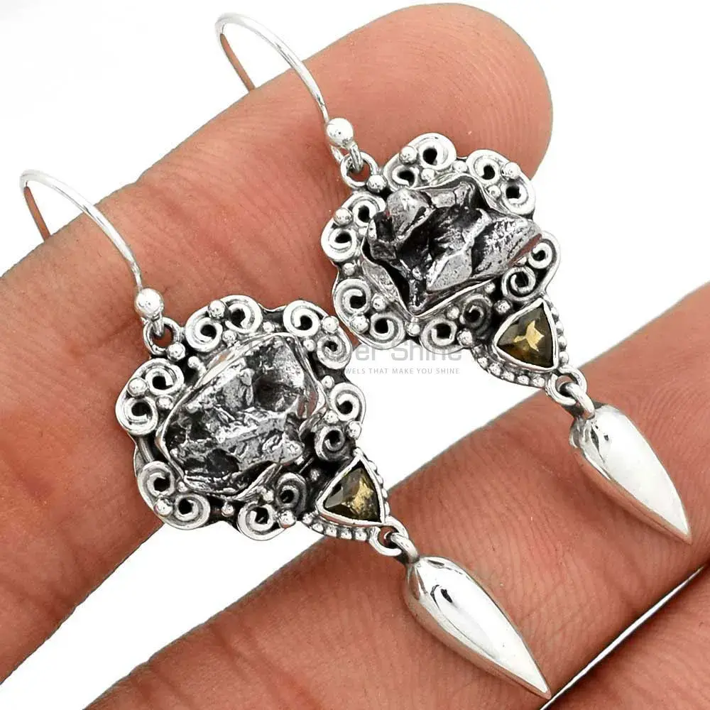 Genuine Multi Gemstone Earrings In 925 Sterling Silver Jewelry 925SE2453_1