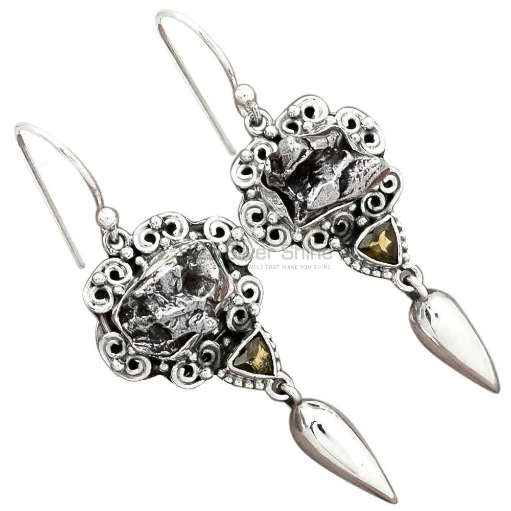 Genuine Multi Gemstone Earrings Manufacturer In 925 Sterling Silver Jewelry 925SE2453_1