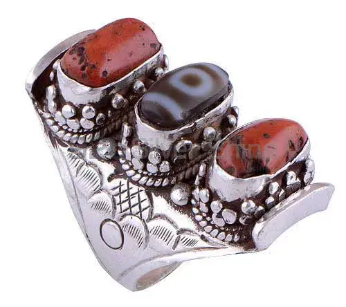 Genuine Multi Gemstone Rings In 925 Sterling Silver Jewelry 925SR2741_0