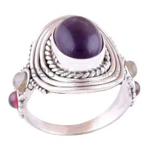 Genuine Multi Gemstone Rings Exporters In 925 Sterling Silver Jewelry 925SR2978_0