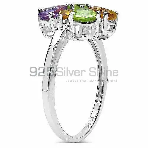 Genuine Multi Gemstone Rings In 925 Sterling Silver 925SR3358_1